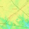 Topografische kaart San Justo, hoogte, reliëf