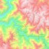 Topografische kaart Andaymarca, hoogte, reliëf