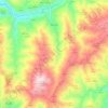 Topografische kaart Torvizcón, hoogte, reliëf