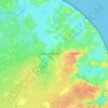 Topografische kaart 33340, hoogte, reliëf