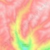 Topografische kaart Santiago de Anchucaya, hoogte, reliëf