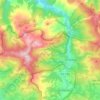 Topografische kaart Trucios, hoogte, reliëf