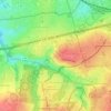 Topografische kaart 45147, hoogte, reliëf