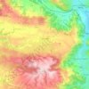 Topografische kaart Goutrens, hoogte, reliëf