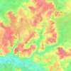 Topografische kaart 72510, hoogte, reliëf