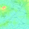Topografische kaart Shirol, hoogte, reliëf