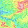 Topografische kaart 29590, hoogte, reliëf