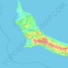 Topografische kaart Δήμος Κασσάνδρας, hoogte, reliëf