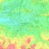 Topografische kaart Pardubice, hoogte, reliëf