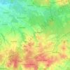 Topografische kaart Mikołów, hoogte, reliëf