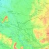 Topografische kaart Oude IJssel, hoogte, reliëf