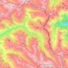 Topografische kaart 05460, hoogte, reliëf