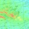 Topografische kaart 紫蓬山旅游开发区, hoogte, reliëf