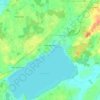 Topografische kaart Groß Wittensee, hoogte, reliëf