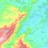 Topografische kaart Dom Viçoso, hoogte, reliëf