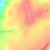 Topografische kaart Craigbrack, hoogte, reliëf