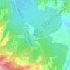 Topografische kaart Entrena, hoogte, reliëf