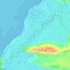 Topografische kaart 85230, hoogte, reliëf