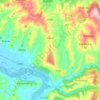 Topografische kaart Hekal, hoogte, reliëf