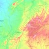 Topografische kaart Sincelejo, hoogte, reliëf