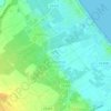 Topografische kaart Guardamar de la Safor, hoogte, reliëf