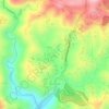 Topografische kaart Kalijambe, hoogte, reliëf