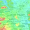 Topografische kaart Kurabalakota, hoogte, reliëf