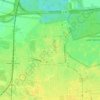 Topografische kaart 80933, hoogte, reliëf
