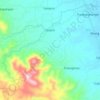 Topografische kaart Quipot, hoogte, reliëf