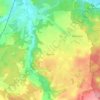 Topografische kaart Gowino, hoogte, reliëf