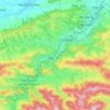 Topografische kaart Gemeinde Hofstetten-Grünau, hoogte, reliëf