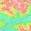 Topografische kaart 05160, hoogte, reliëf