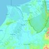 Topografische kaart Marudi, hoogte, reliëf