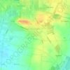 Topografische kaart Zbludowice, hoogte, reliëf