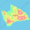 Topografische kaart Isla Guafo, hoogte, reliëf