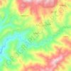 Topografische kaart Faraján, hoogte, reliëf