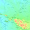 Topografische kaart Holagunda, hoogte, reliëf