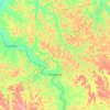 Topografische kaart Timbiras, hoogte, reliëf