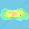 Topografische kaart Ieshima, hoogte, reliëf