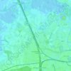Topografische kaart Prinsenbeek, hoogte, reliëf
