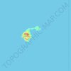 Topografische kaart Feni Islands, hoogte, reliëf