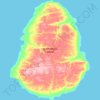 Topografische kaart Byam Martin Island, hoogte, reliëf
