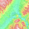 Topografische kaart городской округ Чита, hoogte, reliëf
