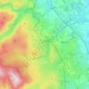 Topografische kaart Ilderton, hoogte, reliëf