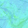 Topografische kaart Wilsum, hoogte, reliëf
