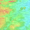 Topografische kaart Bangarupalem, hoogte, reliëf