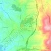 Topografische kaart Grijó, hoogte, reliëf
