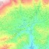 Topografische kaart Ugíjar, hoogte, reliëf