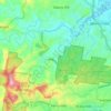 Topografische kaart Bunya, hoogte, reliëf