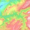 Topografische kaart Tilougguite تيلوڭيت, hoogte, reliëf